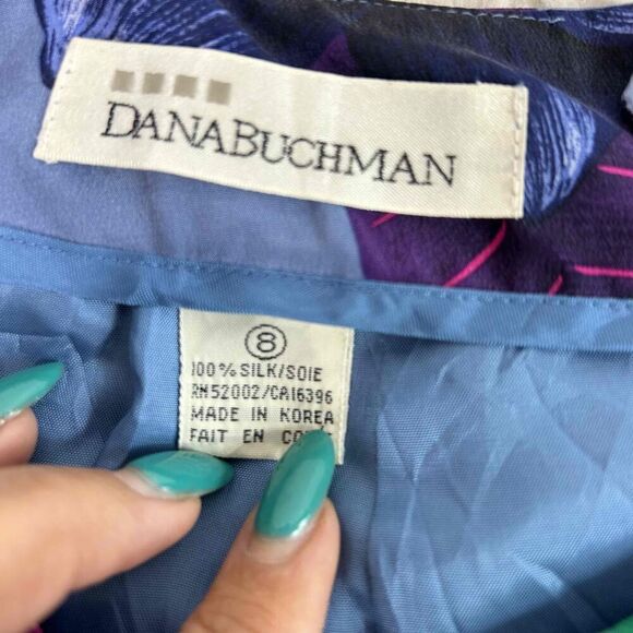 Dana Buchman Multicolored Knee-Length Pencil Skirt Resort Wear - Picture 3 of 5